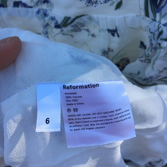 REFORMATION Rosehip Dress size 6 👗 authentic❤ - Picture 5 of 10